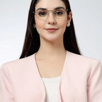 Astrid Golden & Black Medium Full Rim Oval Computer Glasses for Men & Women — Hashtag Eyewears