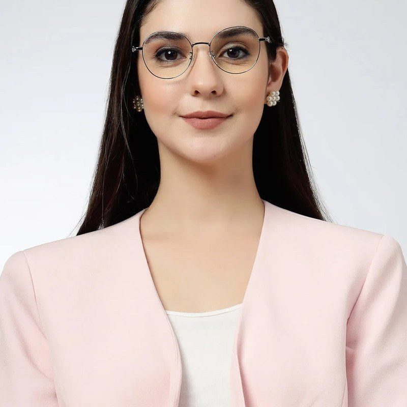 Astrid Golden & Black Medium Full Rim Oval Computer Glasses for Men & Women — Hashtag Eyewears