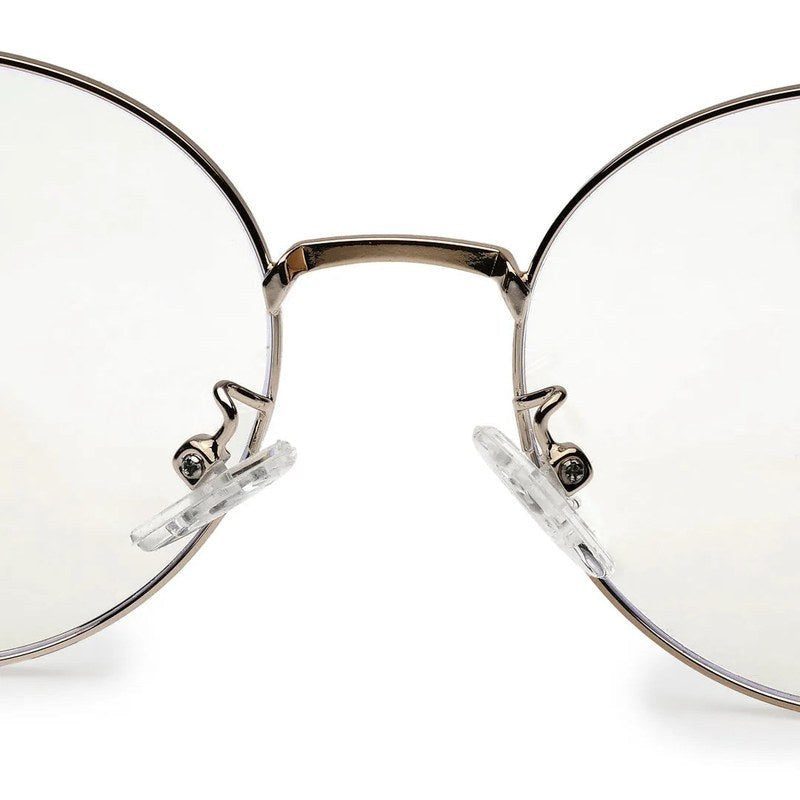 Astrid Golden & Black Medium Full Rim Oval Computer Glasses for Men & Women — Hashtag Eyewears
