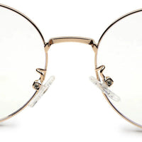 Astrid Golden Medium Full Rim Oval Computer Glasses for Men & Women — Hashtag Eyewears
