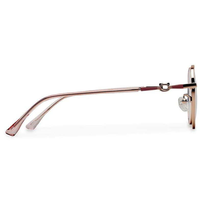 Astrid Golden Rose Medium Full Rim Oval Computer Glasses for Men & Women — Hashtag Eyewears
