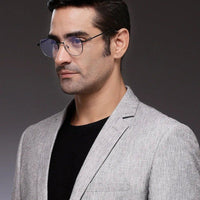 Astrid Golden Rose Medium Full Rim Oval Computer Glasses for Men & Women — Hashtag Eyewears