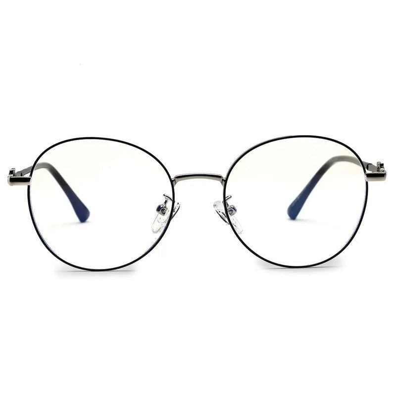 Astrid Grey Medium Full Rim Oval Computer Glasses for Men & Women — Hashtag Eyewears