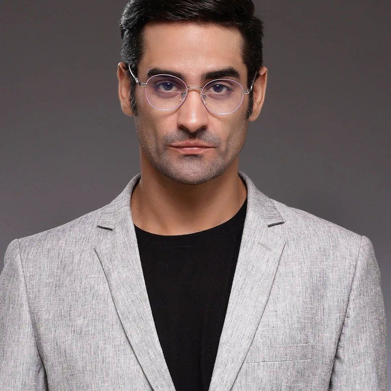 Astrid Grey Medium Full Rim Oval Computer Glasses for Men & Women — Hashtag Eyewears