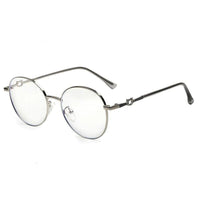 Astrid Silver Medium Full Rim Oval Computer Glasses for Men & Women — Hashtag Eyewears