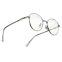 Astrid Silver Medium Full Rim Oval Computer Glasses for Men & Women — Hashtag Eyewears
