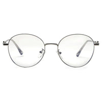 Astrid Silver Medium Full Rim Oval Computer Glasses for Men & Women — Hashtag Eyewears