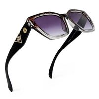 Astron Transparent Texture Brown Gradient Medium Full Rim Square Sunglasses for Men & Women — Hashtag Eyewears