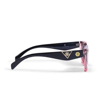 Astron Transparent Texture Brown Pink Gradient Medium Full Rim Square Sunglasses for Men & Women — Hashtag Eyewears