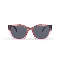 Astron Transparent Texture Brown Pink Gradient Medium Full Rim Square Sunglasses for Men & Women — Hashtag Eyewears