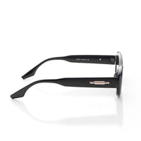 Aura Black Medium Full Rim Oval Sunglasses for Men & Women HASHTAG X WHITECHERRY — Hashtag Eyewears