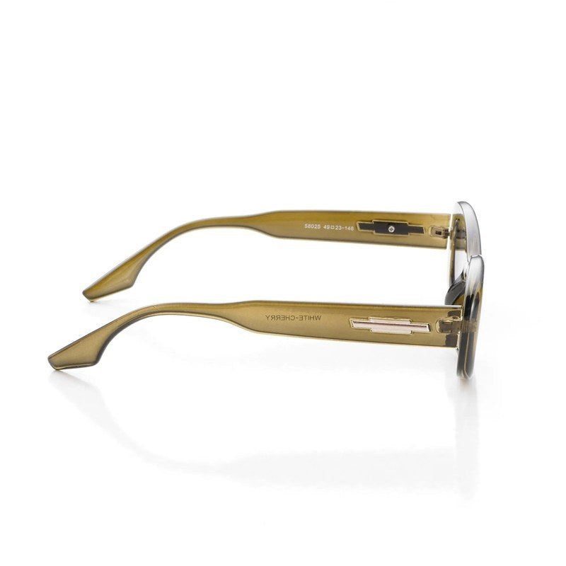 Aura Transparent-Green Medium Full Rim Oval Sunglasses for Men & Women HASHTAG X WHITECHERRY — Hashtag Eyewears