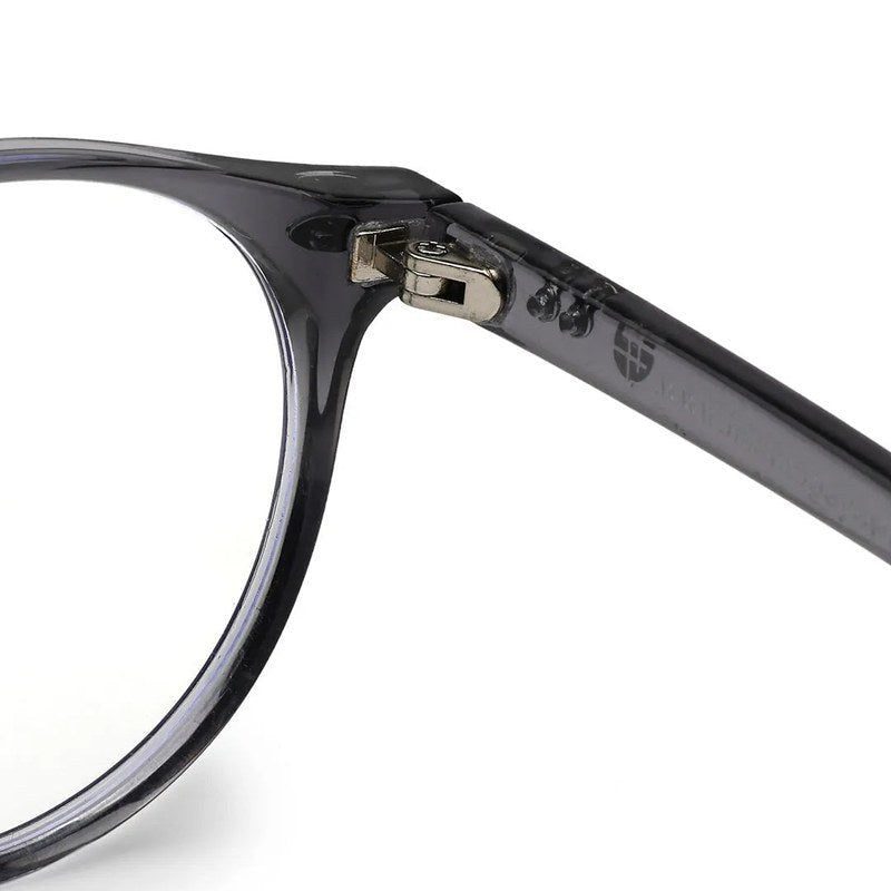 Auralis Grey Small Full Rim Round Computer Glasses for Men & Women — Hashtag Eyewears