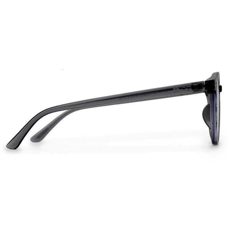 Auralis Grey Small Full Rim Round Computer Glasses for Men & Women — Hashtag Eyewears