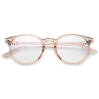 Auralis Pink Small Full Rim Round Computer Glasses for Men & Women — Hashtag Eyewears
