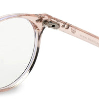 Auralis Pink Small Full Rim Round Computer Glasses for Men & Women — Hashtag Eyewears