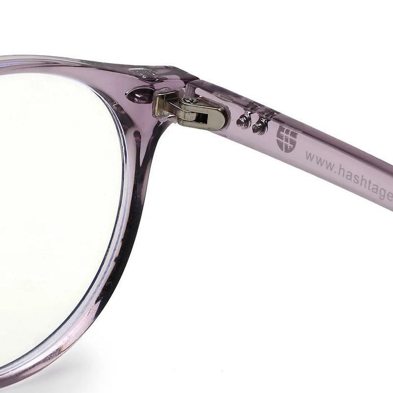 Auralis Purple Small Full Rim Round Computer Glasses for Men & Women — Hashtag Eyewears