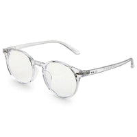Auralis Transparent Small Full Rim Round Computer Glasses for Men & Women — Hashtag Eyewears