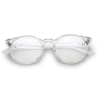Auralis Transparent Small Full Rim Round Computer Glasses for Men & Women — Hashtag Eyewears