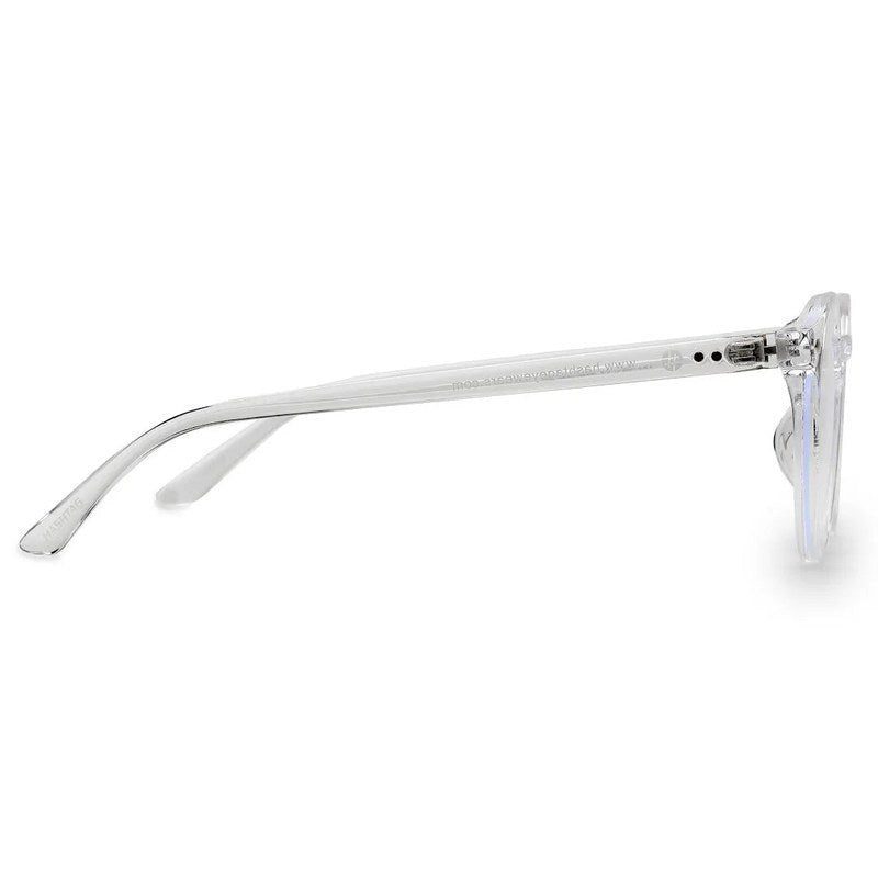 Auralis Transparent Small Full Rim Round Computer Glasses for Men & Women — Hashtag Eyewears