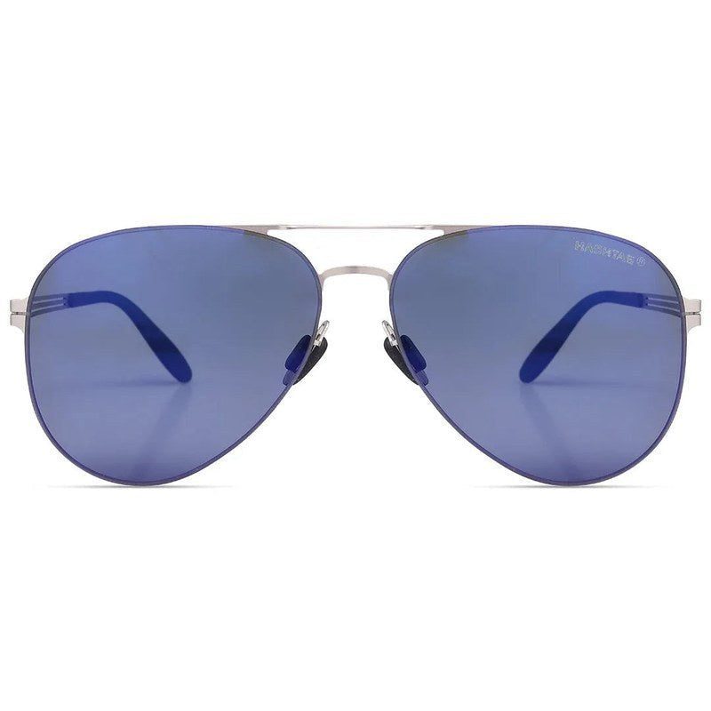 Aurion Silver Medium Full Rim Aviator Sunglasses for Men — Hashtag Eyewears