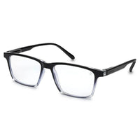 Aurora Gradient Black Medium Full Rim Rectangle Computer Glasses for Men & Women — Hashtag Eyewears
