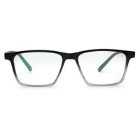 Aurora Gradient Black Medium Full Rim Rectangle Computer Glasses for Men & Women — Hashtag Eyewears