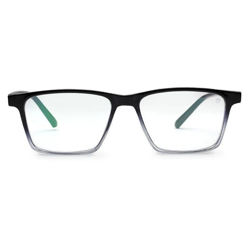 Aurora Gradient Black Medium Full Rim Rectangle Computer Glasses for Men & Women — Hashtag Eyewears