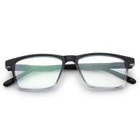 Aurora Gradient Black Medium Full Rim Rectangle Computer Glasses for Men & Women — Hashtag Eyewears