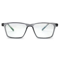 Aurora Smoke Medium Full Rim Rectangle Computer Glasses for Men & Women — Hashtag Eyewears