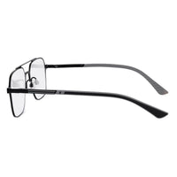 Avelora Black Large Full Rim Rectangle Clip-on for Men & Women — Hashtag Eyewears