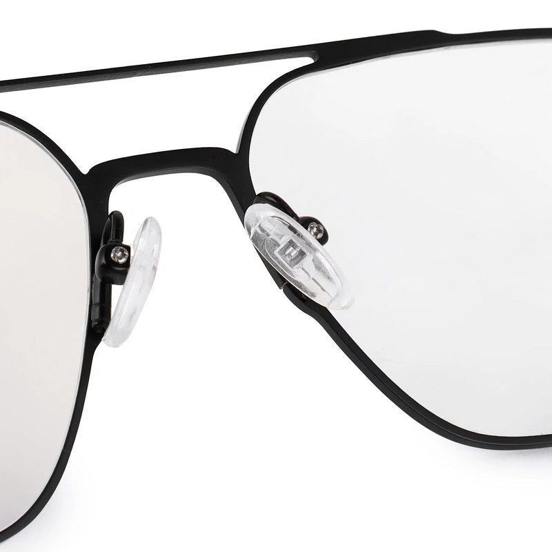 Avelora Black Large Full Rim Rectangle Clip-on for Men & Women — Hashtag Eyewears