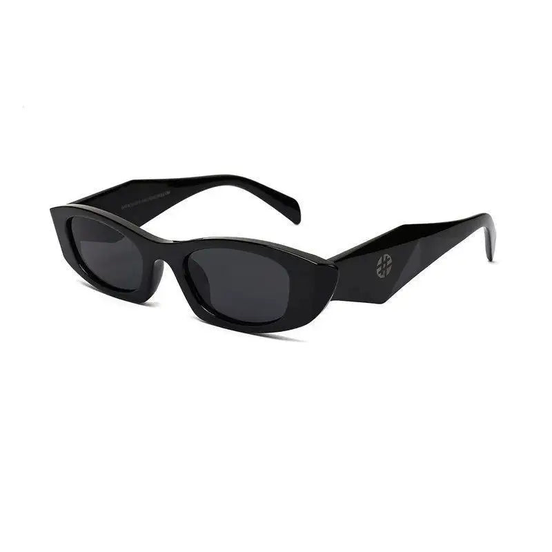 Avita | Black Large Full Rim Cateye Sunglasses for Women [UV-protected]