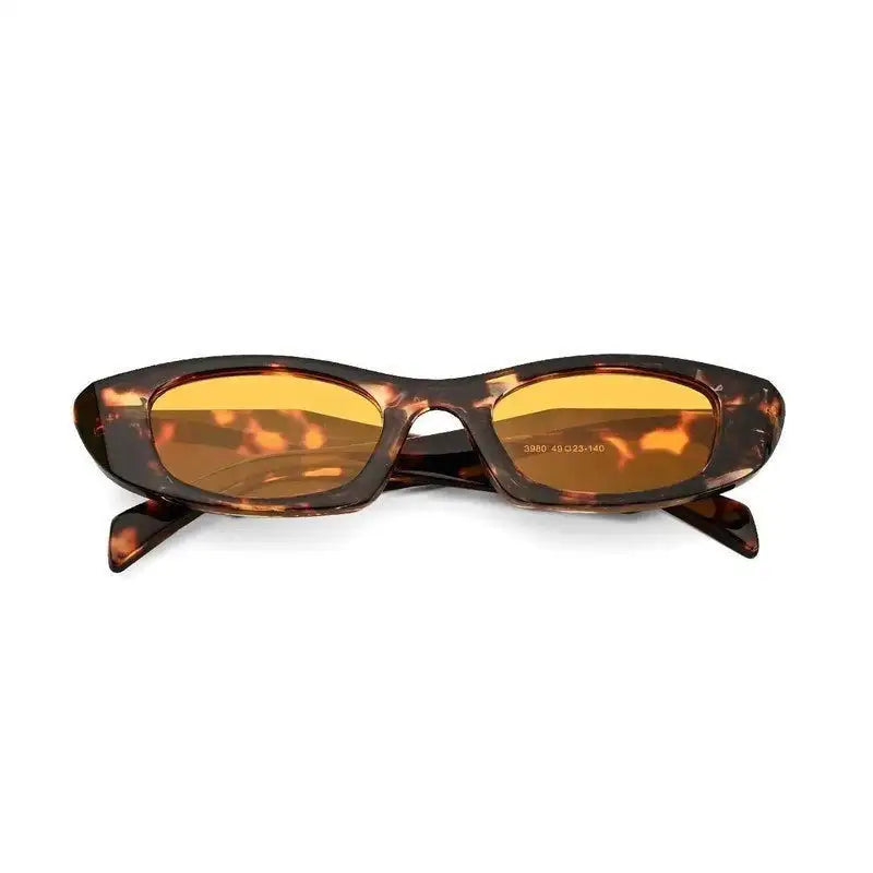 Avita | Brown Large Full Rim Cateye Sunglasses for Women [UV-protected]