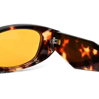 Avita | Brown Large Full Rim Cateye Sunglasses for Women [UV-protected]