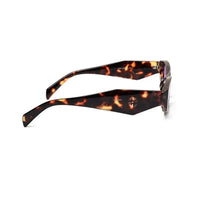 Avita | Brown Texture Large Full Rim Cateye Sunglasses for Women [UV-protected]