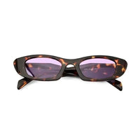 Avita | Brown Texture Large Full Rim Cateye Sunglasses for Women [UV-protected]