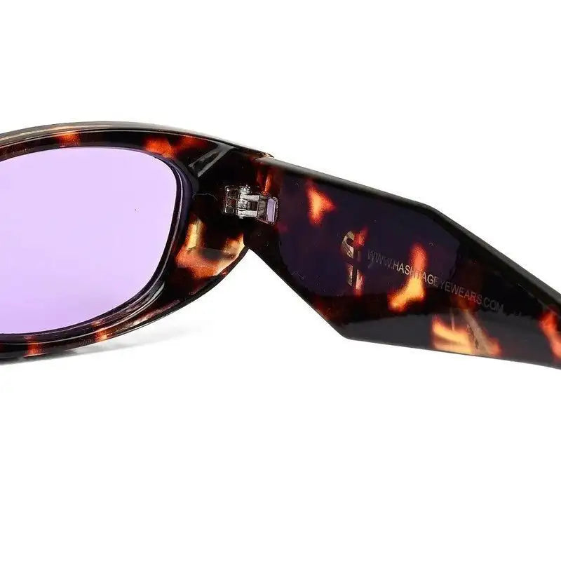 Avita | Brown Texture Large Full Rim Cateye Sunglasses for Women [UV-protected]