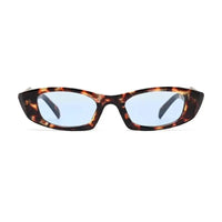 Avita | Brown Texture Transparent Large Full Rim Cateye Sunglasses for Women [UV-protected]