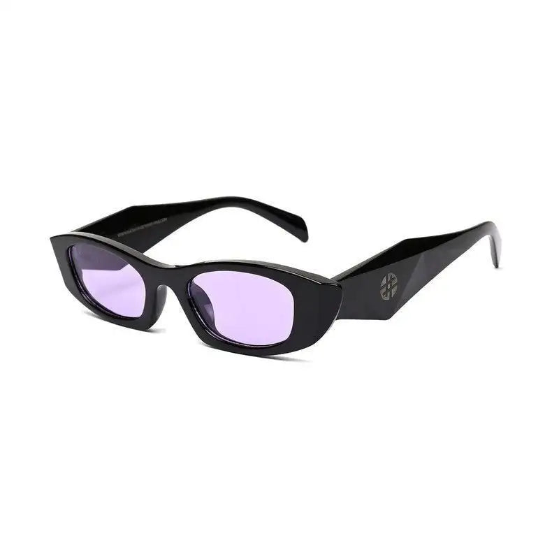 Avita | Purple Large Full Rim Cateye Sunglasses for Women [UV-protected]