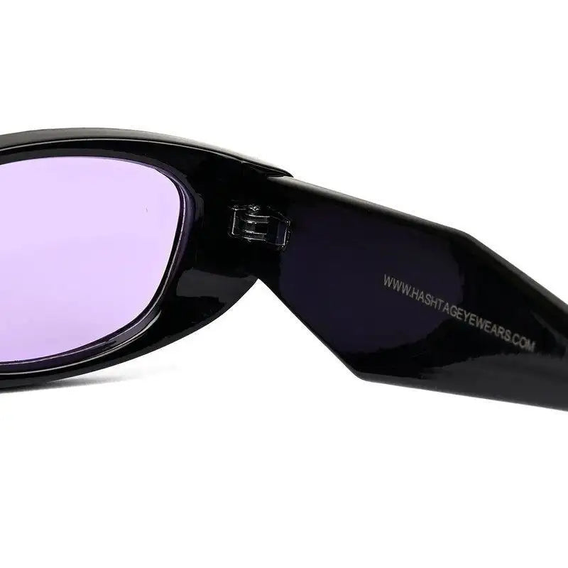 Avita | Purple Large Full Rim Cateye Sunglasses for Women [UV-protected]