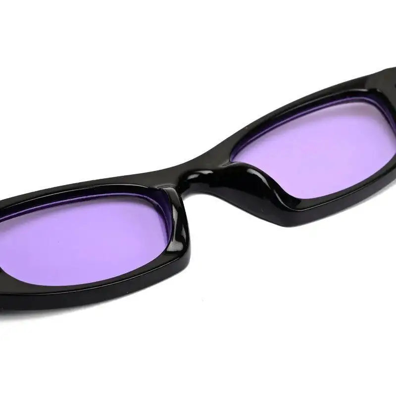 Avita | Purple Large Full Rim Cateye Sunglasses for Women [UV-protected]