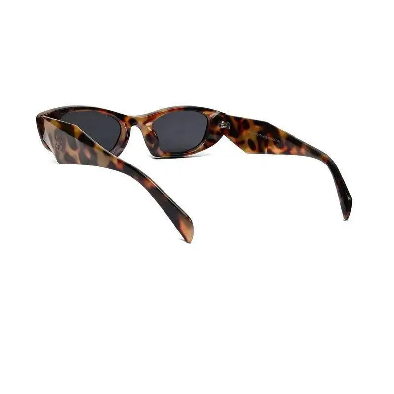 Avita | Tiger Texture Large Full Rim Cateye Sunglasses for Women [UV-protected]