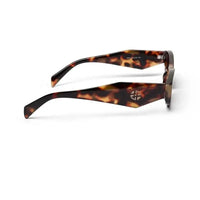 Avita | Tiger Texture Large Full Rim Cateye Sunglasses for Women [UV-protected]