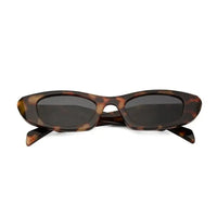 Avita | Tiger Texture Large Full Rim Cateye Sunglasses for Women [UV-protected]