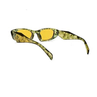Avita | Yellow Large Full Rim Cateye Sunglasses for Women [UV-protected]