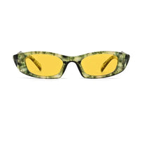 Avita | Yellow Large Full Rim Cateye Sunglasses for Women [UV-protected]