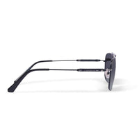 Unity Black Medium Full Rim Square Sunglasses for Men & Women — Hashtag Eyewears