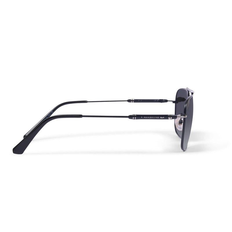Unity Black Medium Full Rim Square Sunglasses for Men & Women — Hashtag Eyewears