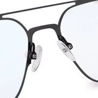 Baelora Black Large Full Rim Rectangle Clip-on for Men & Women — Hashtag Eyewears